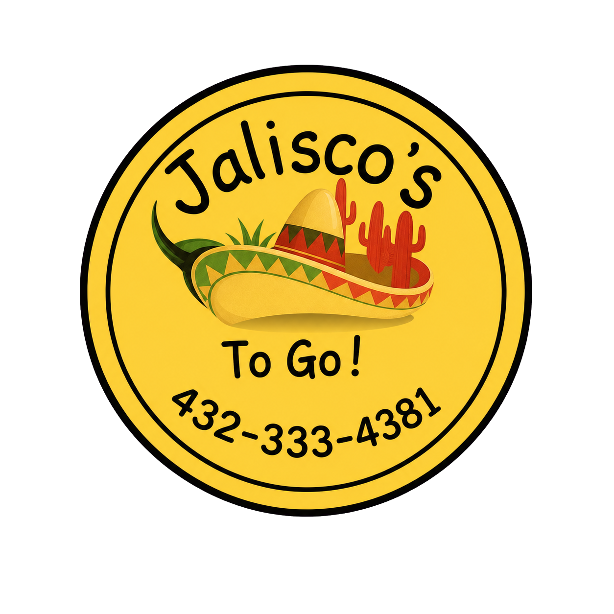 Jalisco's To Go yellow logo
